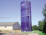 silo mais grain humide