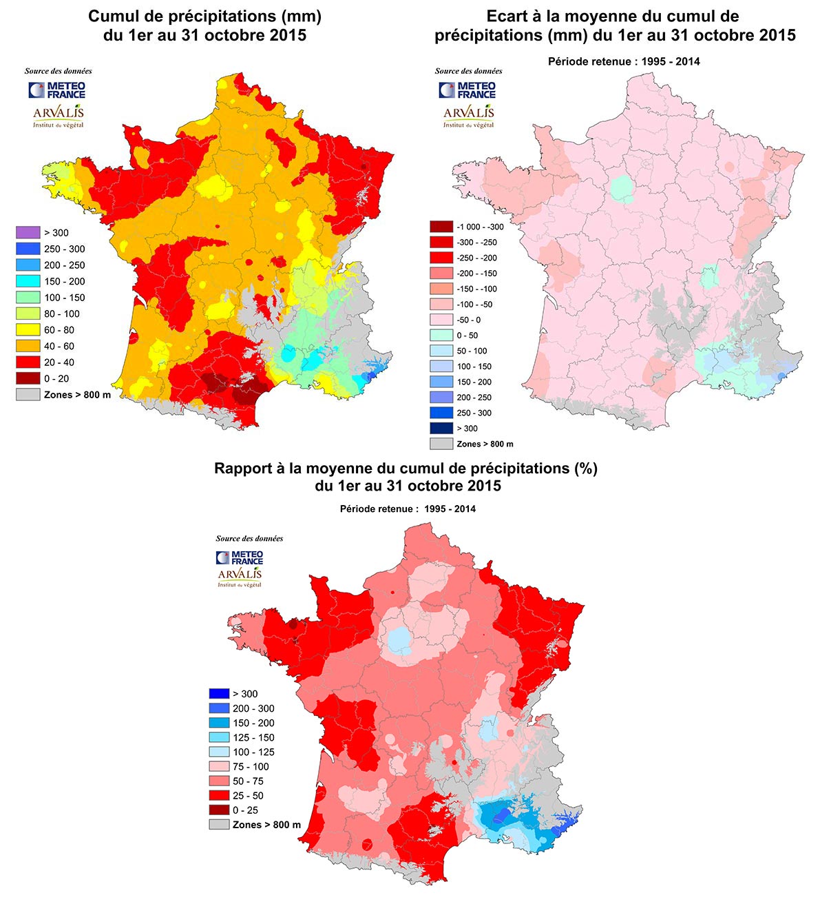 cumul precipitation